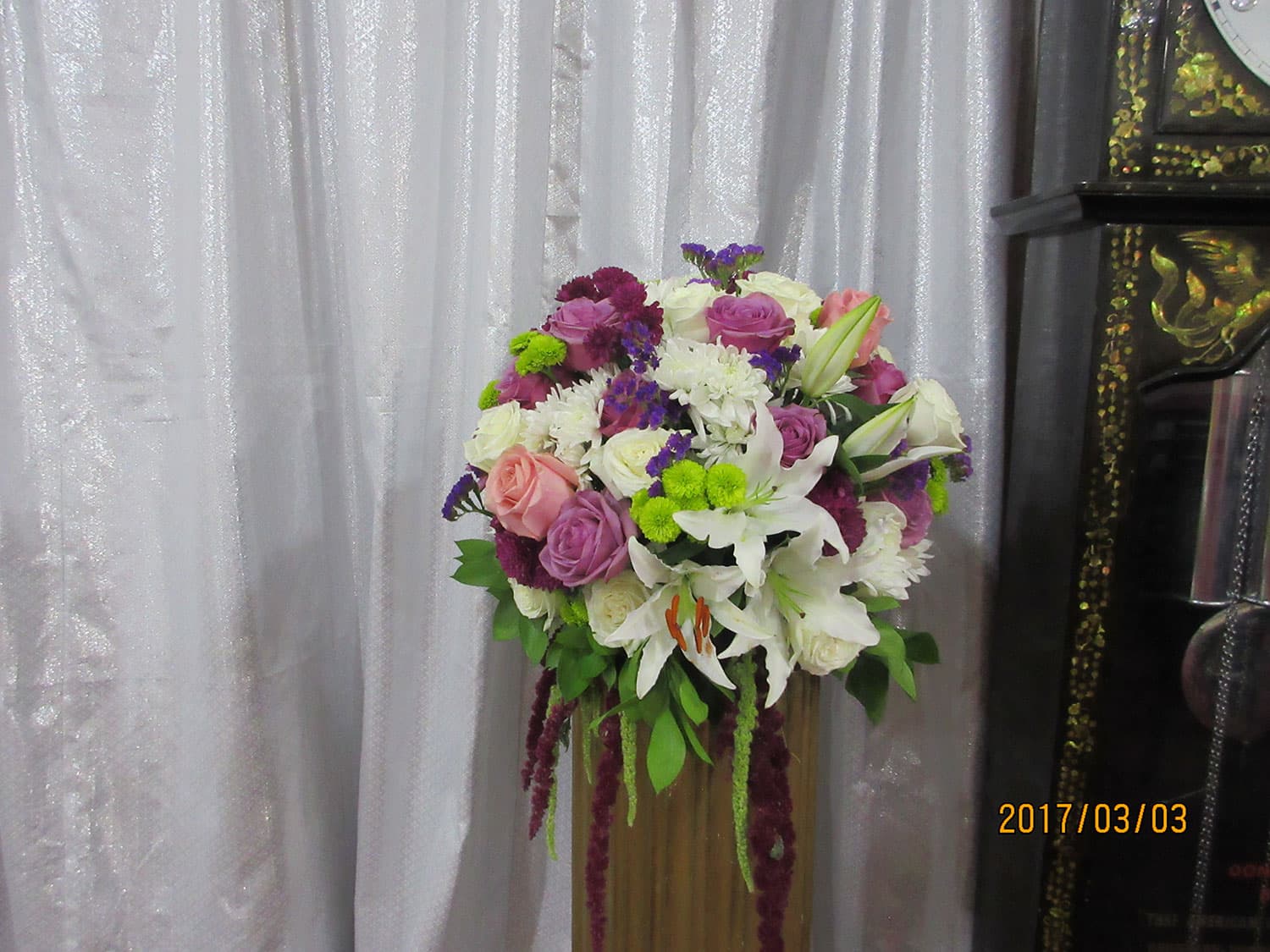 Wedding setup at Wat Thai